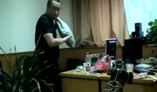 重口味 办公室进行M性教育 性感秘书被捆绑结实 